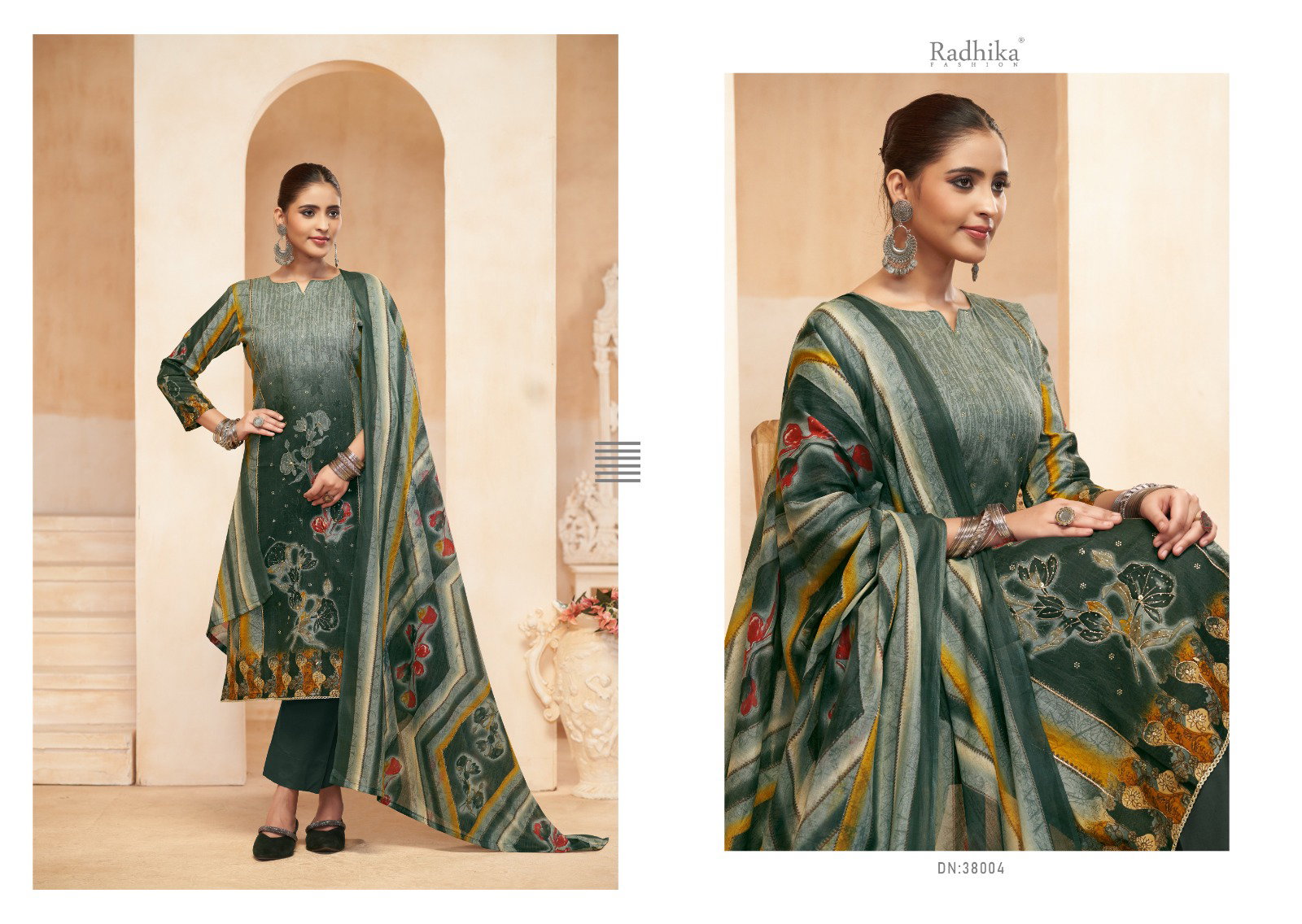 Radhika Azara Avnee Lawn Cotton Printed Dress Material Collection