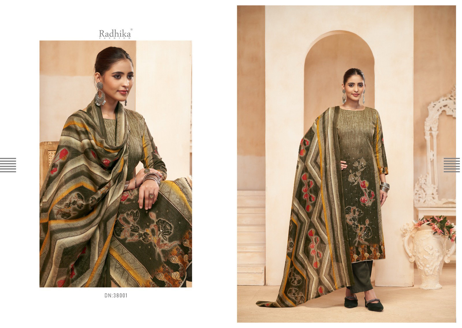 Radhika Azara Avnee Lawn Cotton Printed Dress Material Collection