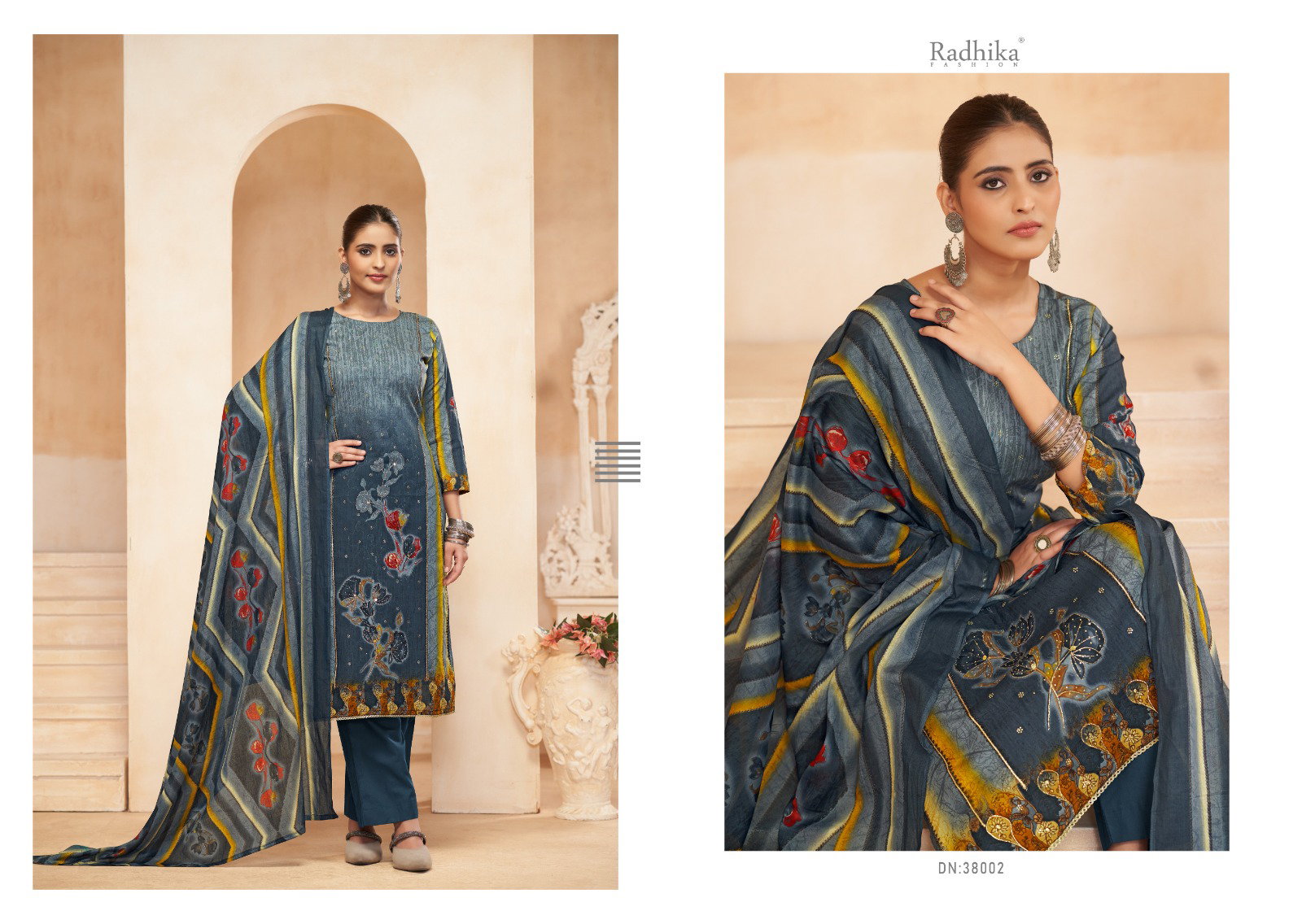 Radhika Azara Avnee Lawn Cotton Printed Dress Material Collection