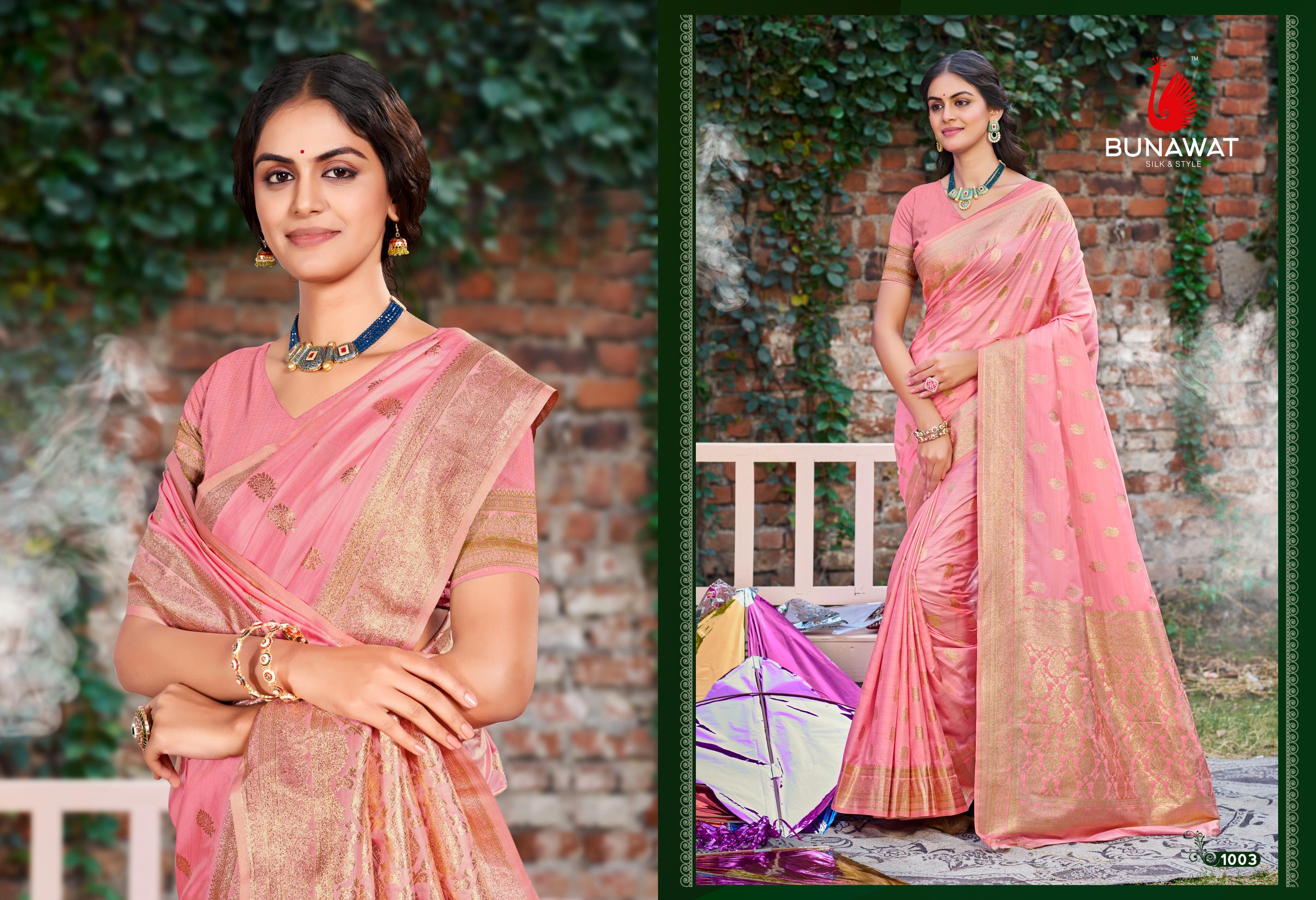 Bunawat Rupa Silk 1003 Festive Wear Saree