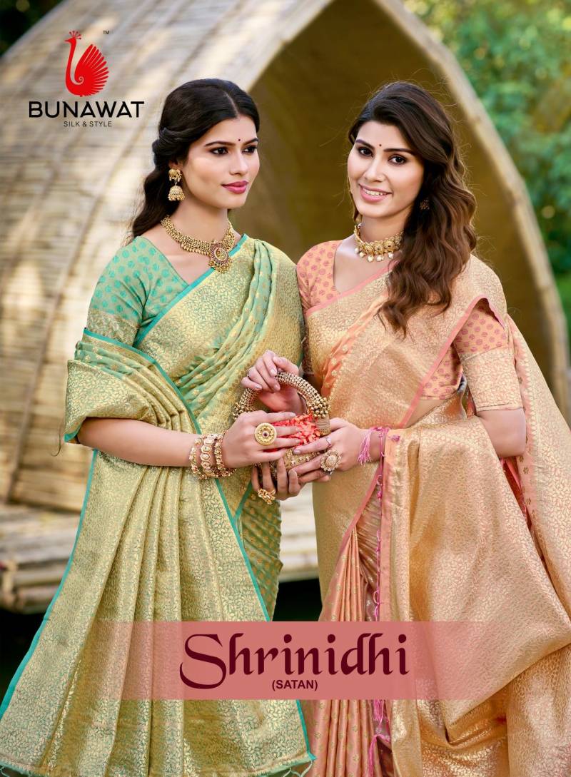 Bunawat Shrinidhi Latest Designer Festival Wear Silk Sarees Collection
