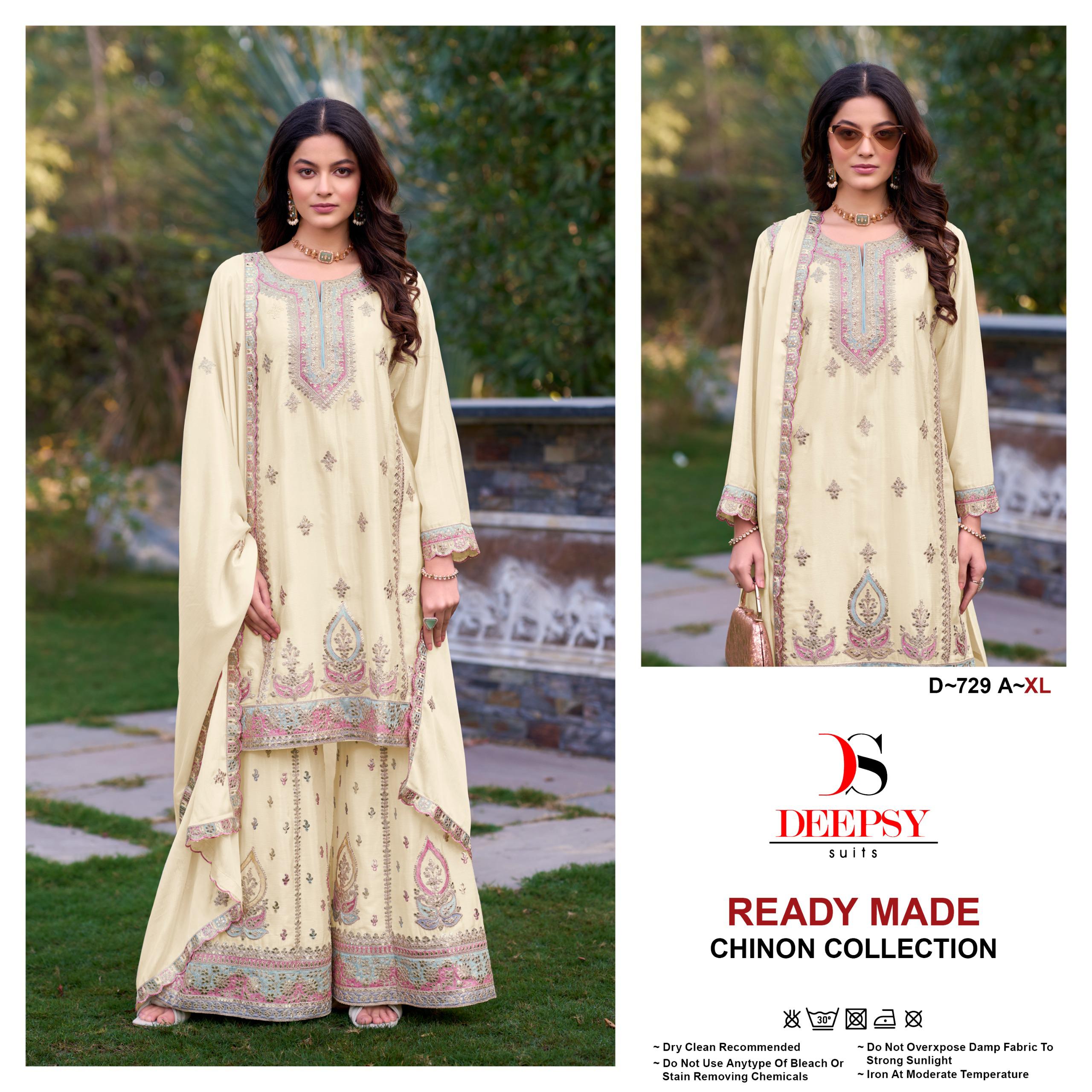 Deepsy D 729 Embroidered Ready Made Pakistani Collection