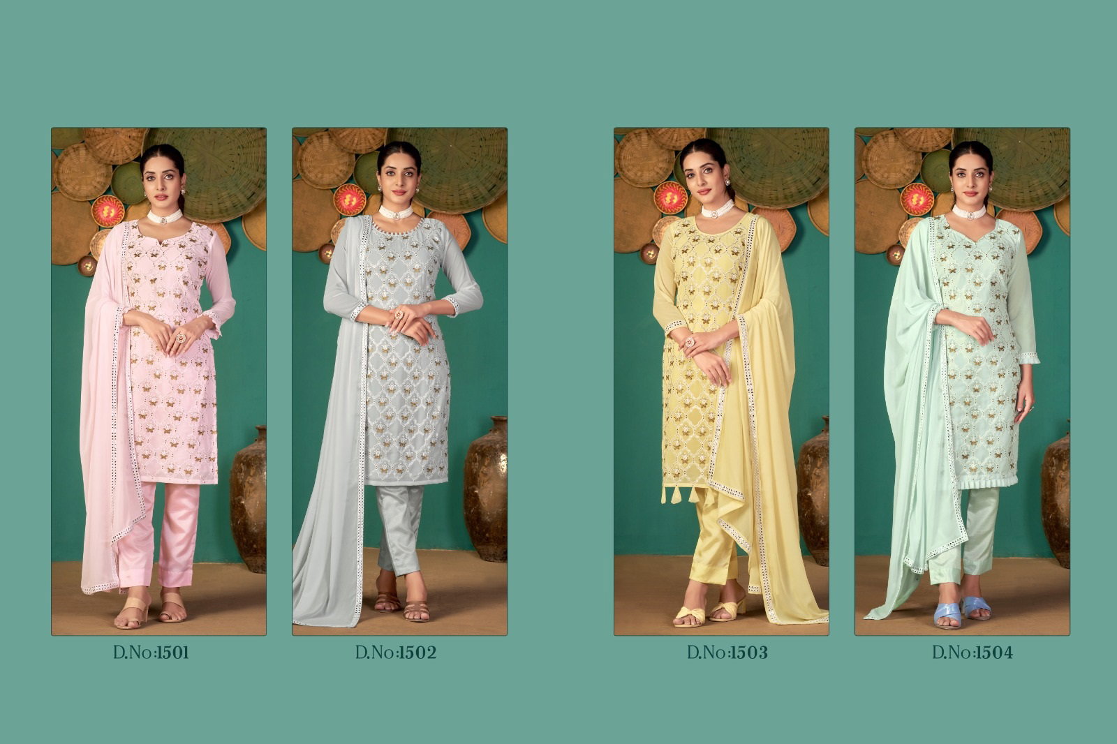 Zeeya Ruhani Georgette Designer Salwar Kameez Collection