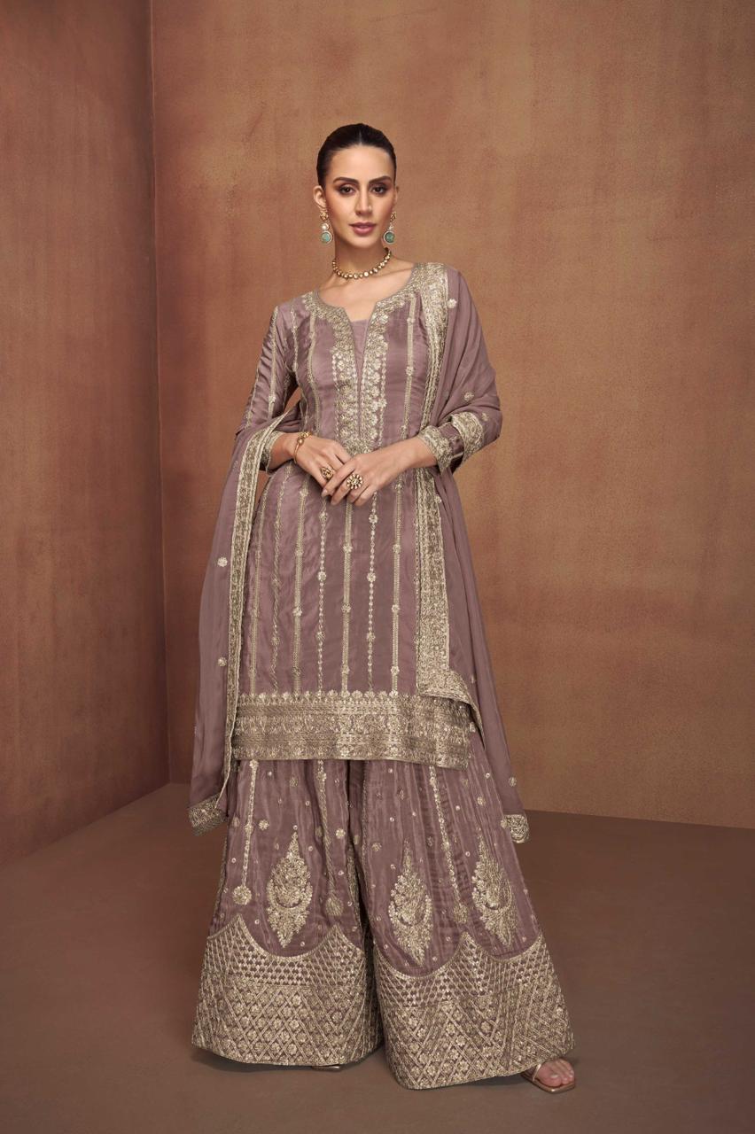Gulkayra Saloni Shimmer Silk Designer Salwar Suits Collection