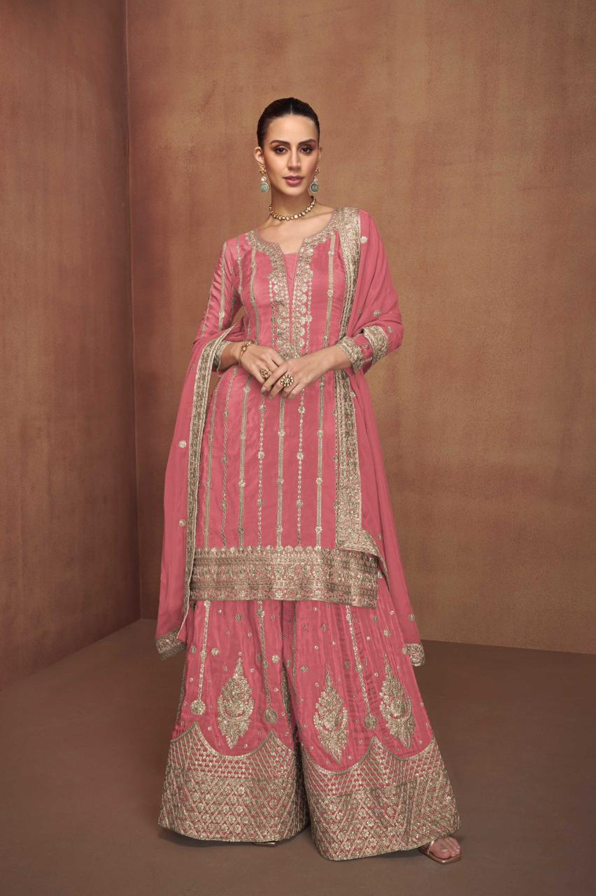 Gulkayra Saloni Shimmer Silk Designer Salwar Suits Collection