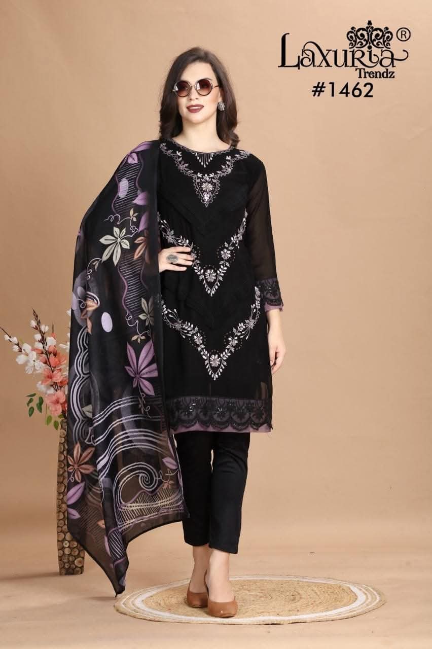 Laxuria Trendz 1462 Georgette Ready Made Collection