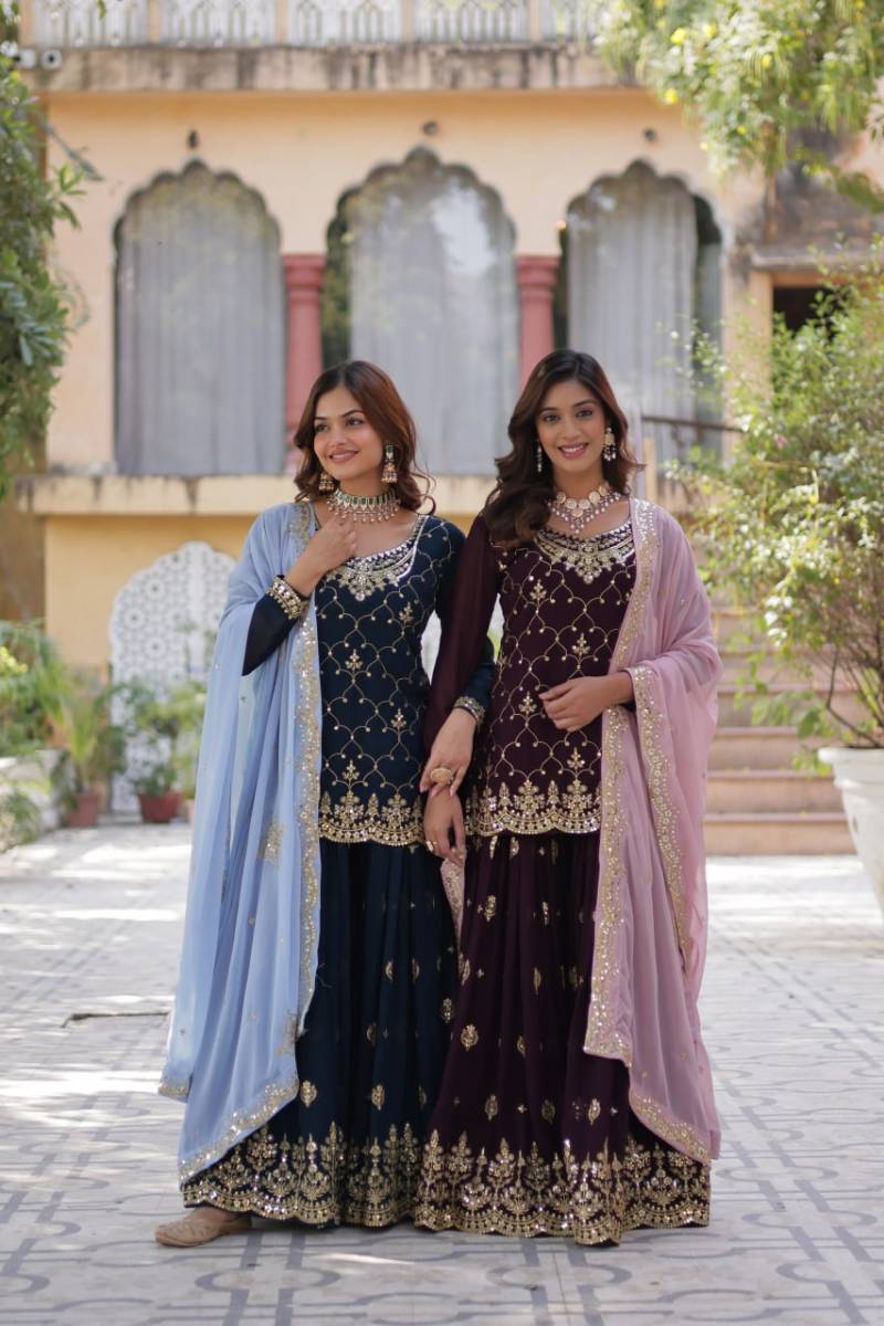 Luna Vol 13 Designer Embroidered Georgette Suits Collection