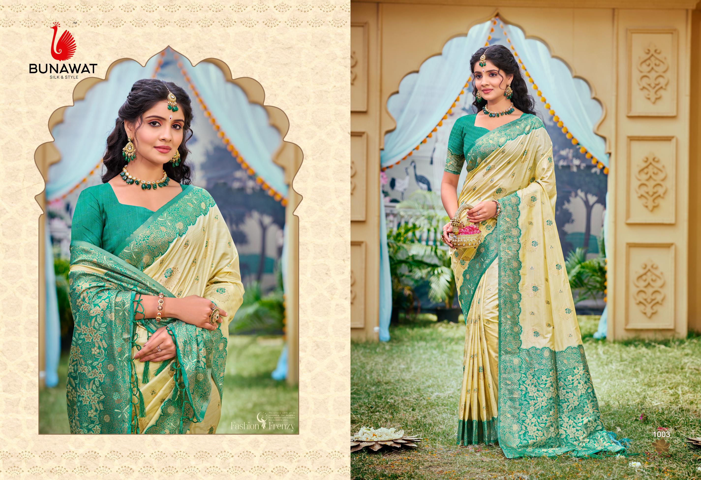 Bunawat Swara Silk 1003 Festive Wear Saree 