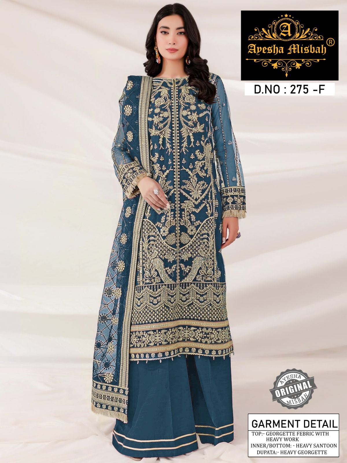 Ayesha Misbah 275 Georgette Pakistani Salwar Kameez