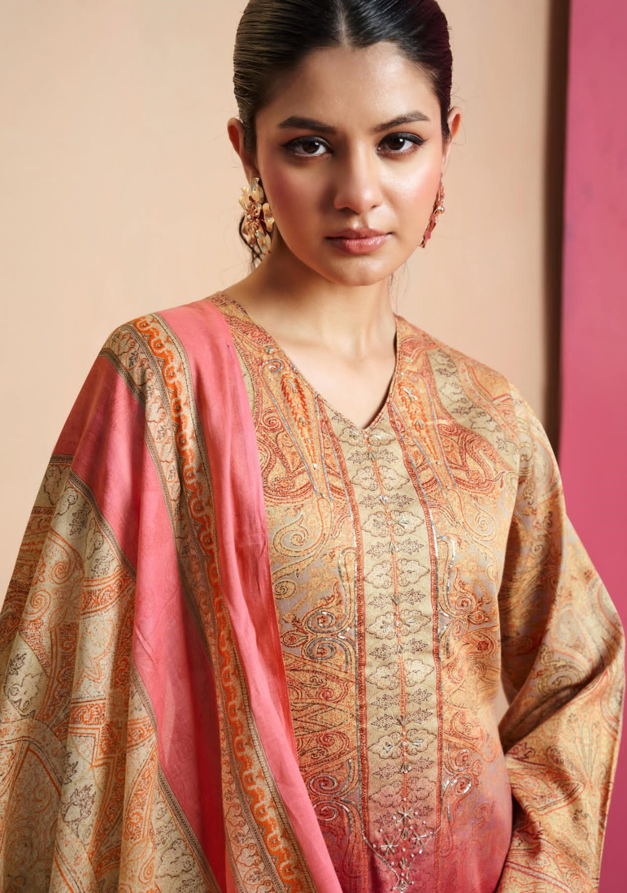 Mumtaz Hezal Jam Satin Digital Printed Dress Material Collection