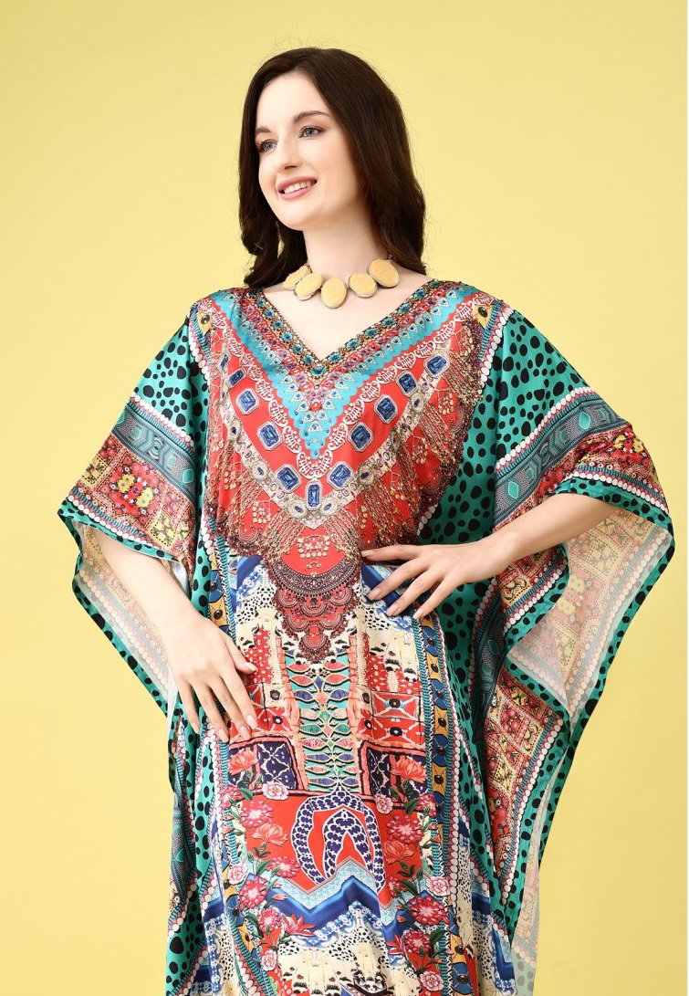 Jisha Kaftan E Nazakat Vol 12 Japan Satin Printed Kaftan Collection
