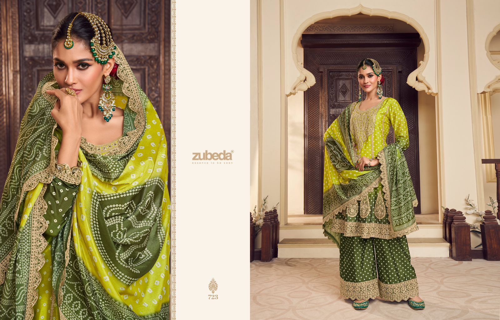 Zubeda Sakhi Chinon Silk Digital Printed Salwar Kameez Collection
