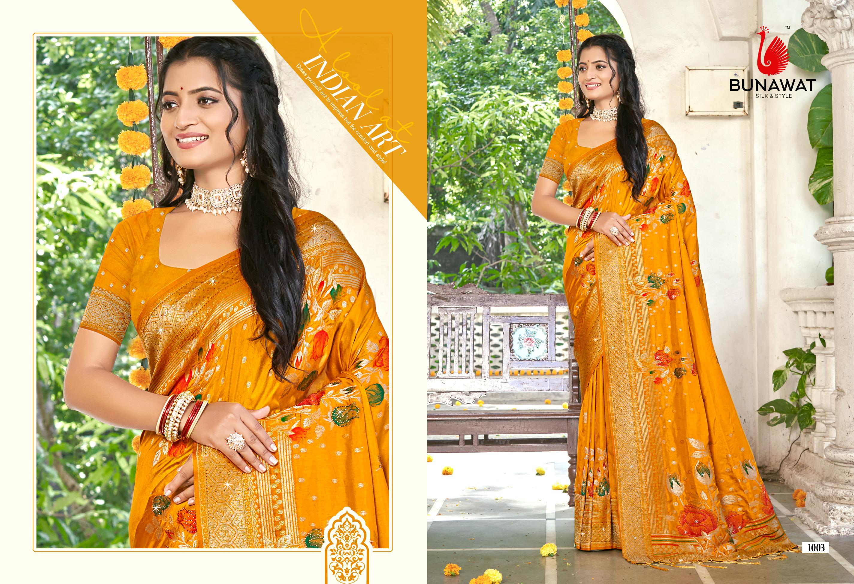 Bunawat Hans Vol 5 Latest Designer Silk Sarees Collection