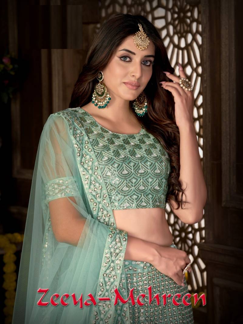 Zeeya Mehreen Net Designer Lehenga Choli Collection