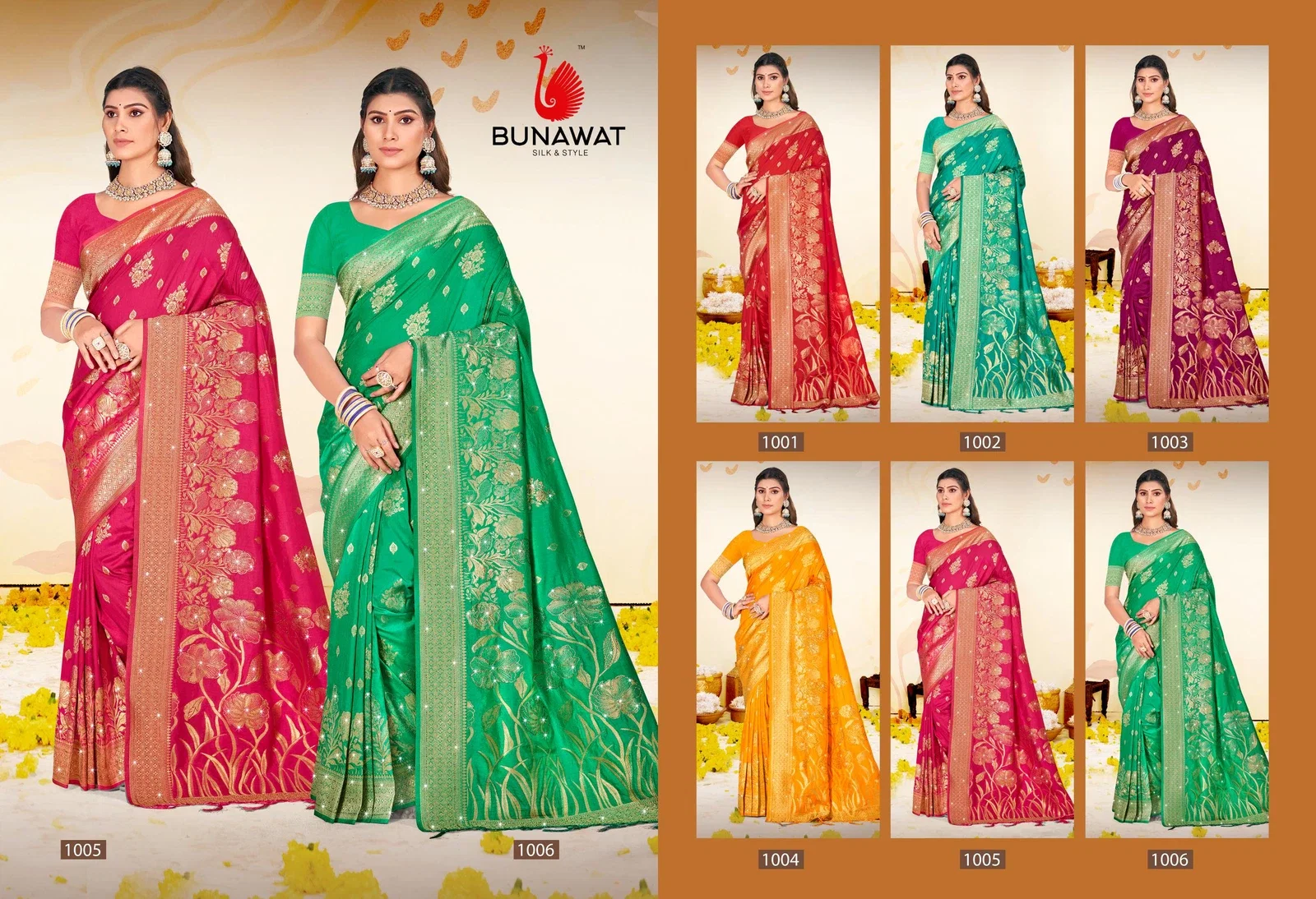 Bunawat Shubhshree Vol 2 Traditional Wear Silk Saree Collection