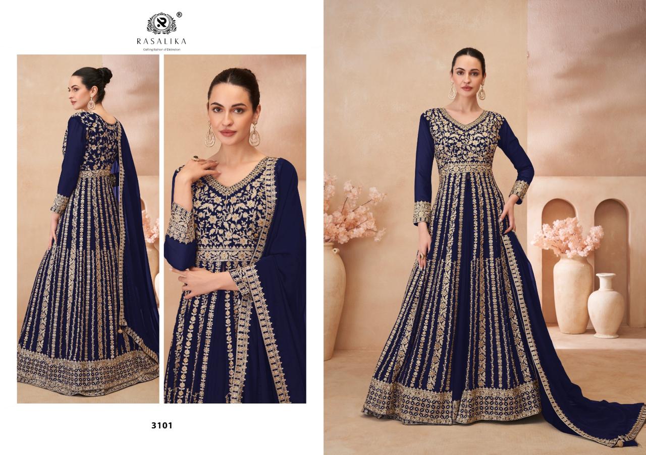 Rasalika Glamour Georgette Designer Salwar Kameez Collection