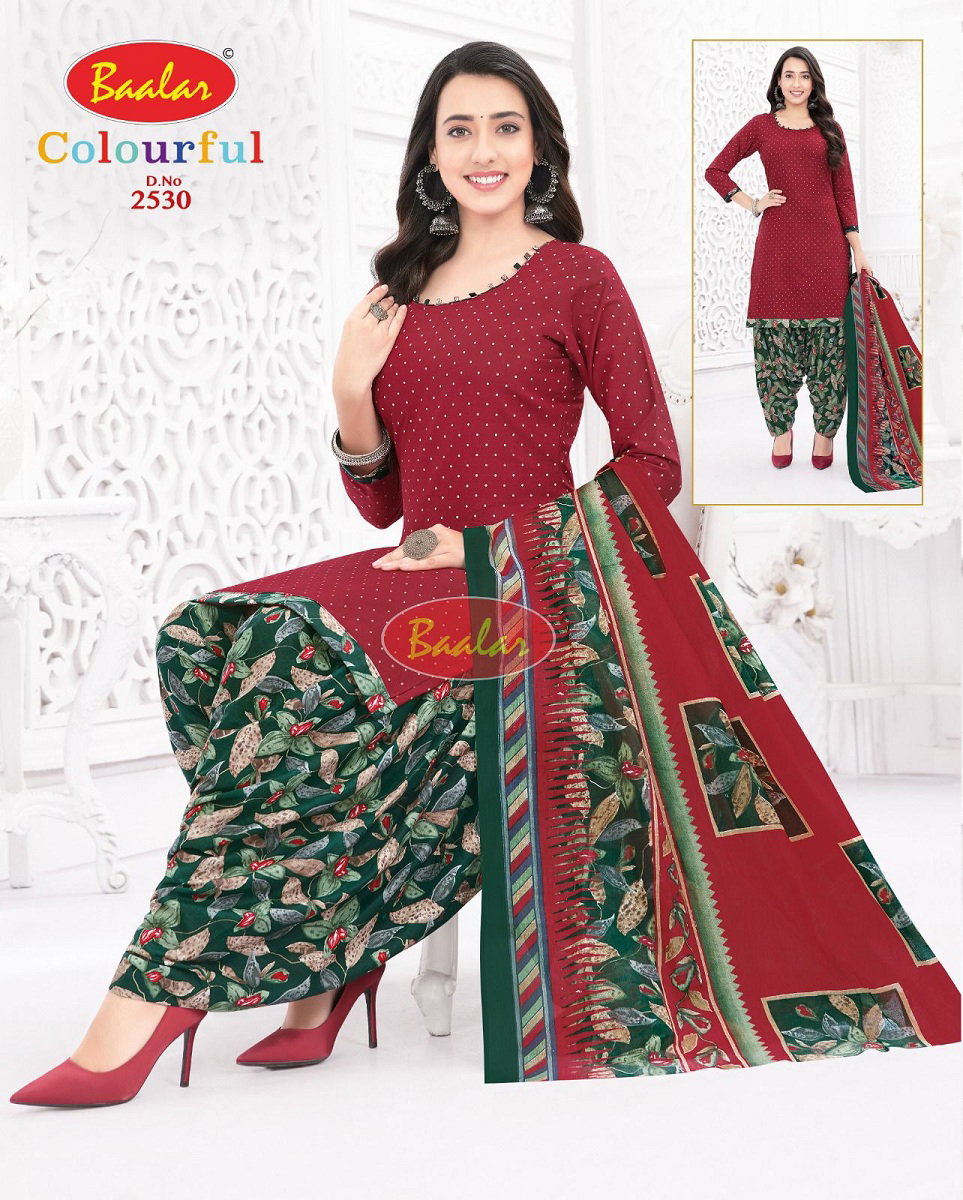 Baalar Colourful Vol 25 Cotton Printed Dress Material Collection