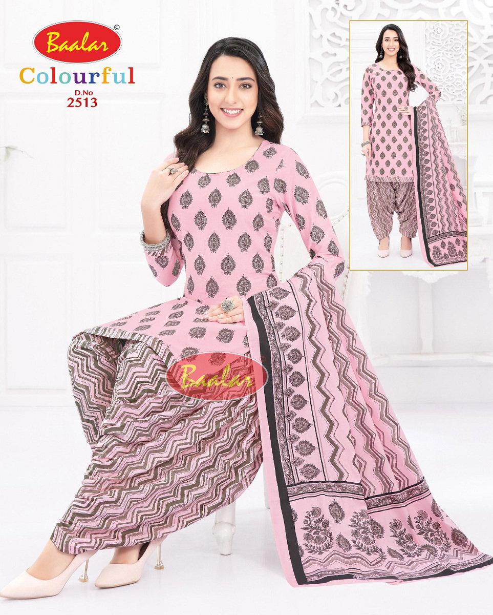 Baalar Colourful Vol 25 Cotton Printed Dress Material Collection