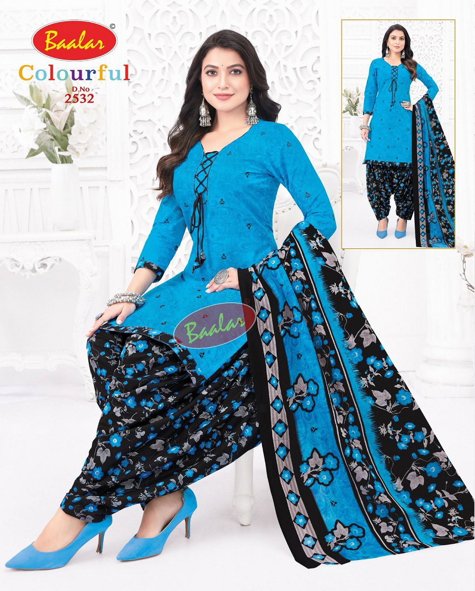Baalar Colourful Vol 25 Cotton Printed Dress Material Collection