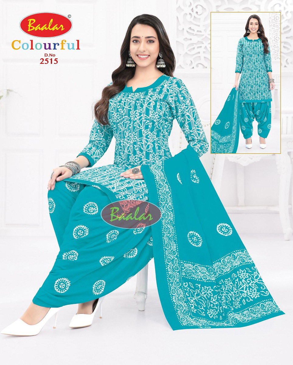 Baalar Colourful Vol 25 Cotton Printed Dress Material Collection
