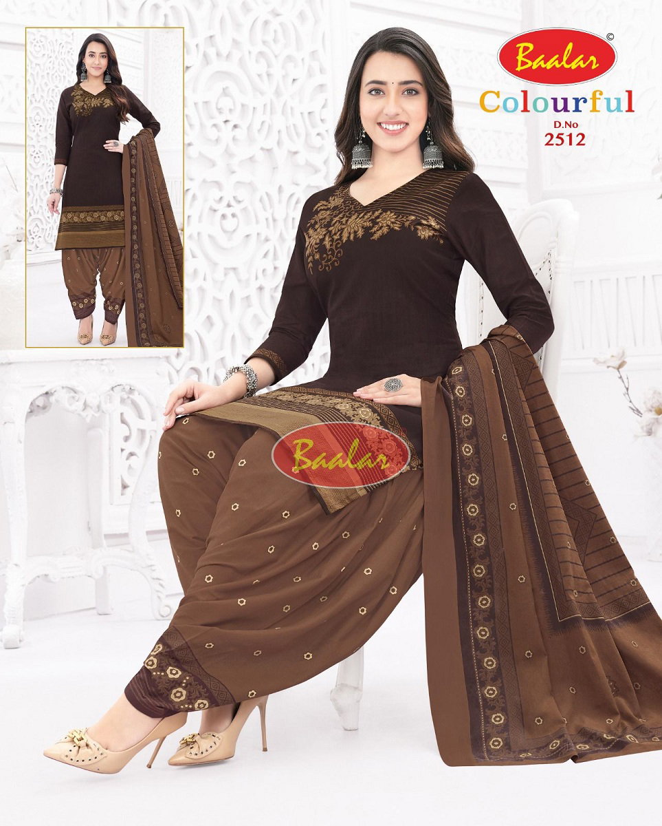 Baalar Colourful Vol 25 Cotton Printed Dress Material Collection