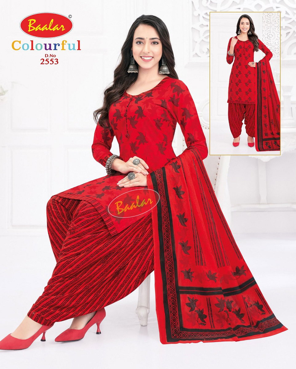 Baalar Colourful Vol 25 Cotton Printed Dress Material Collection