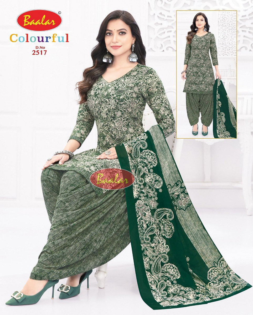 Baalar Colourful Vol 25 Cotton Printed Dress Material Collection