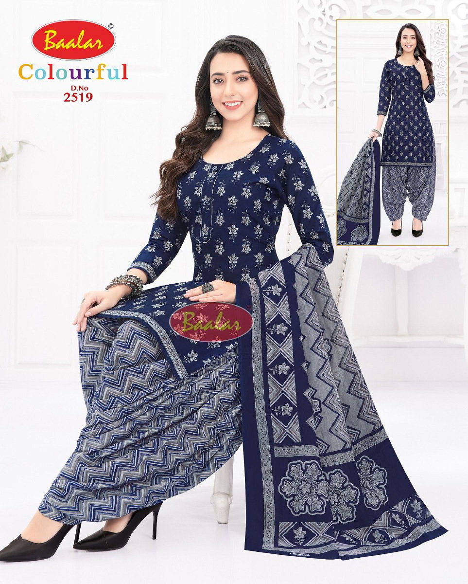 Baalar Colourful Vol 25 Cotton Printed Dress Material Collection