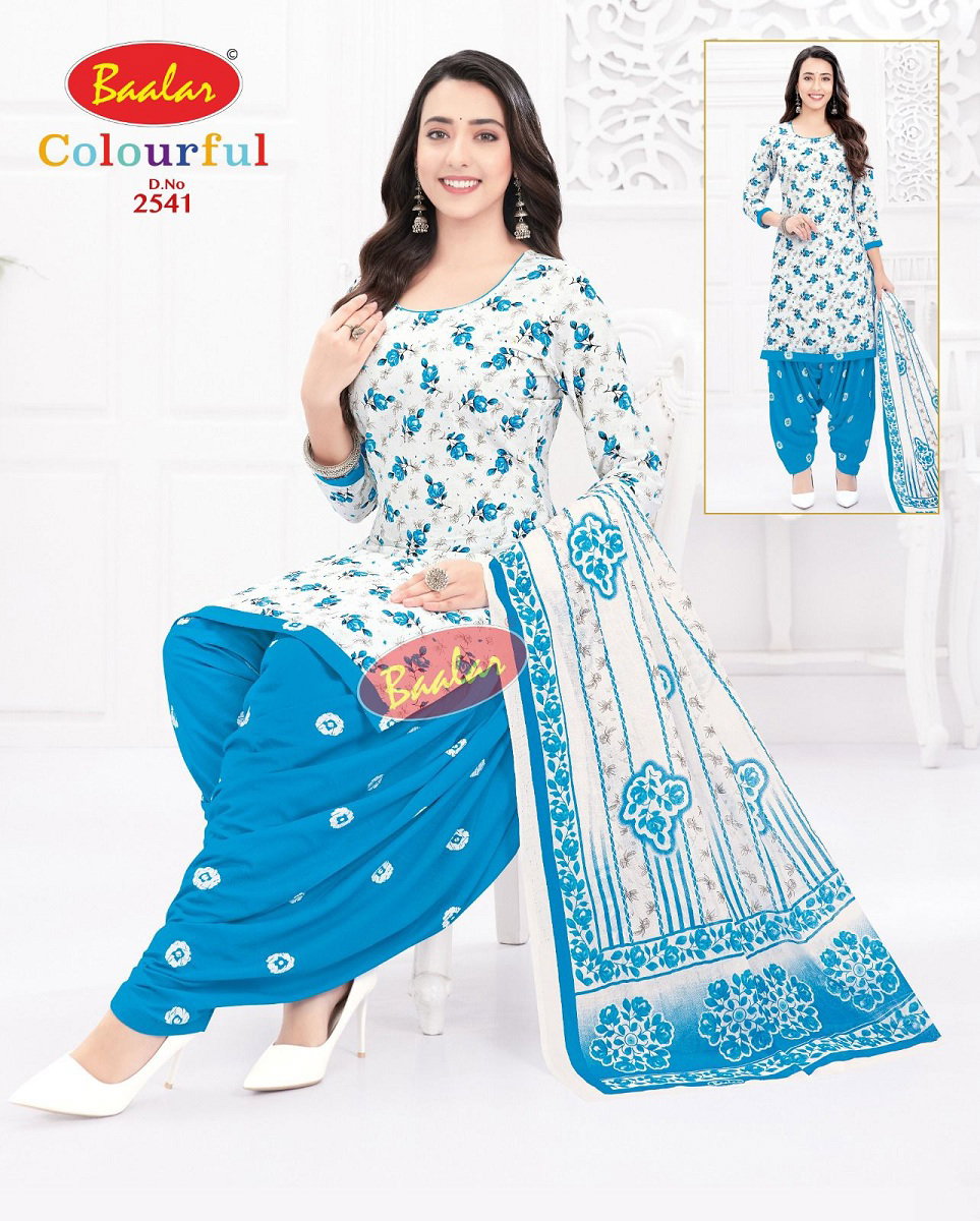 Baalar Colourful Vol 25 Cotton Printed Dress Material Collection