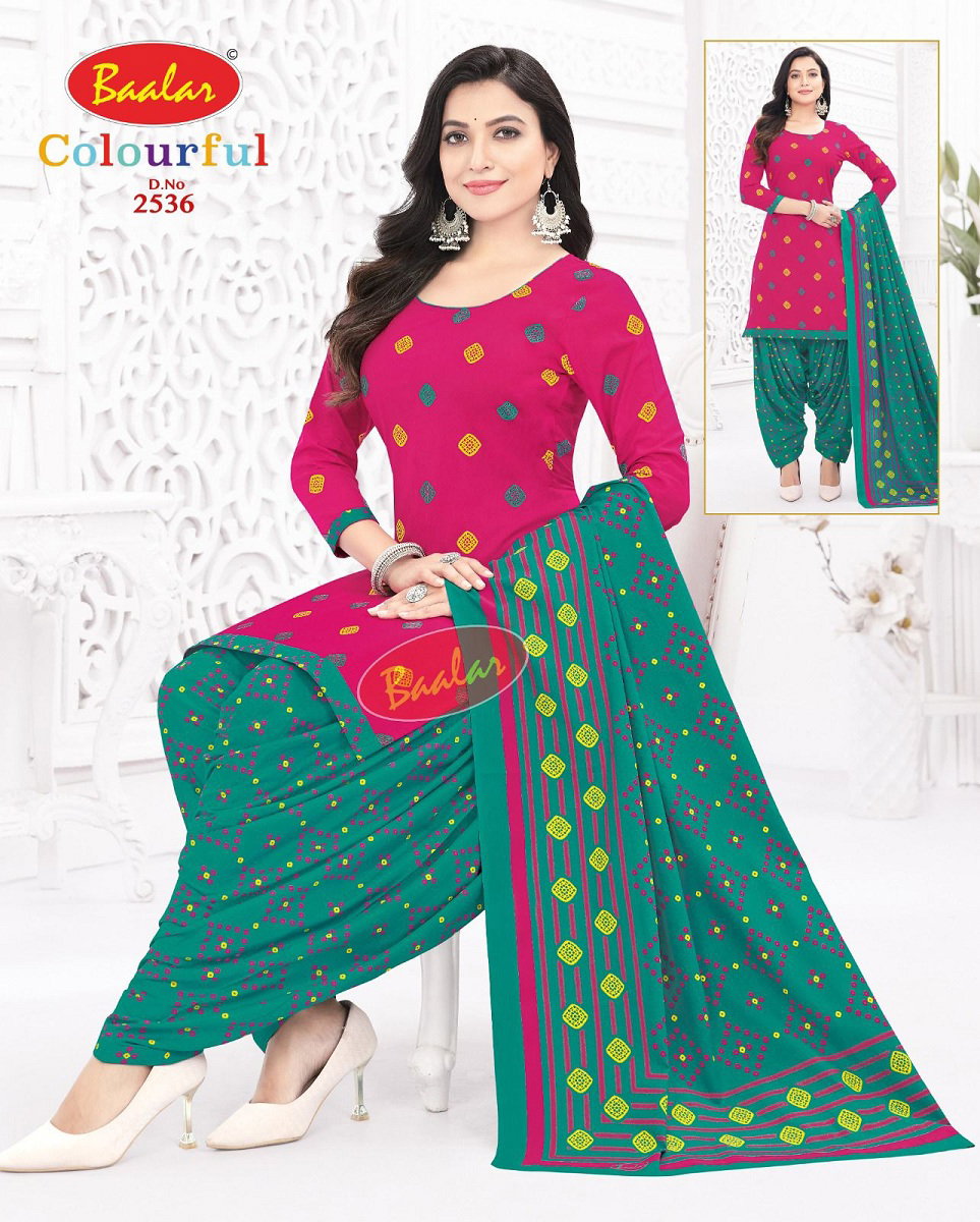 Baalar Colourful Vol 25 Cotton Printed Dress Material Collection