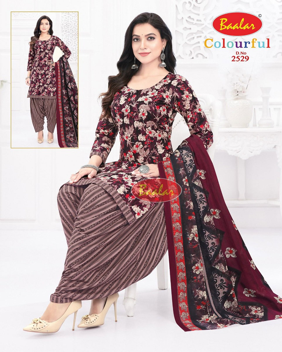 Baalar Colourful Vol 25 Cotton Printed Dress Material Collection