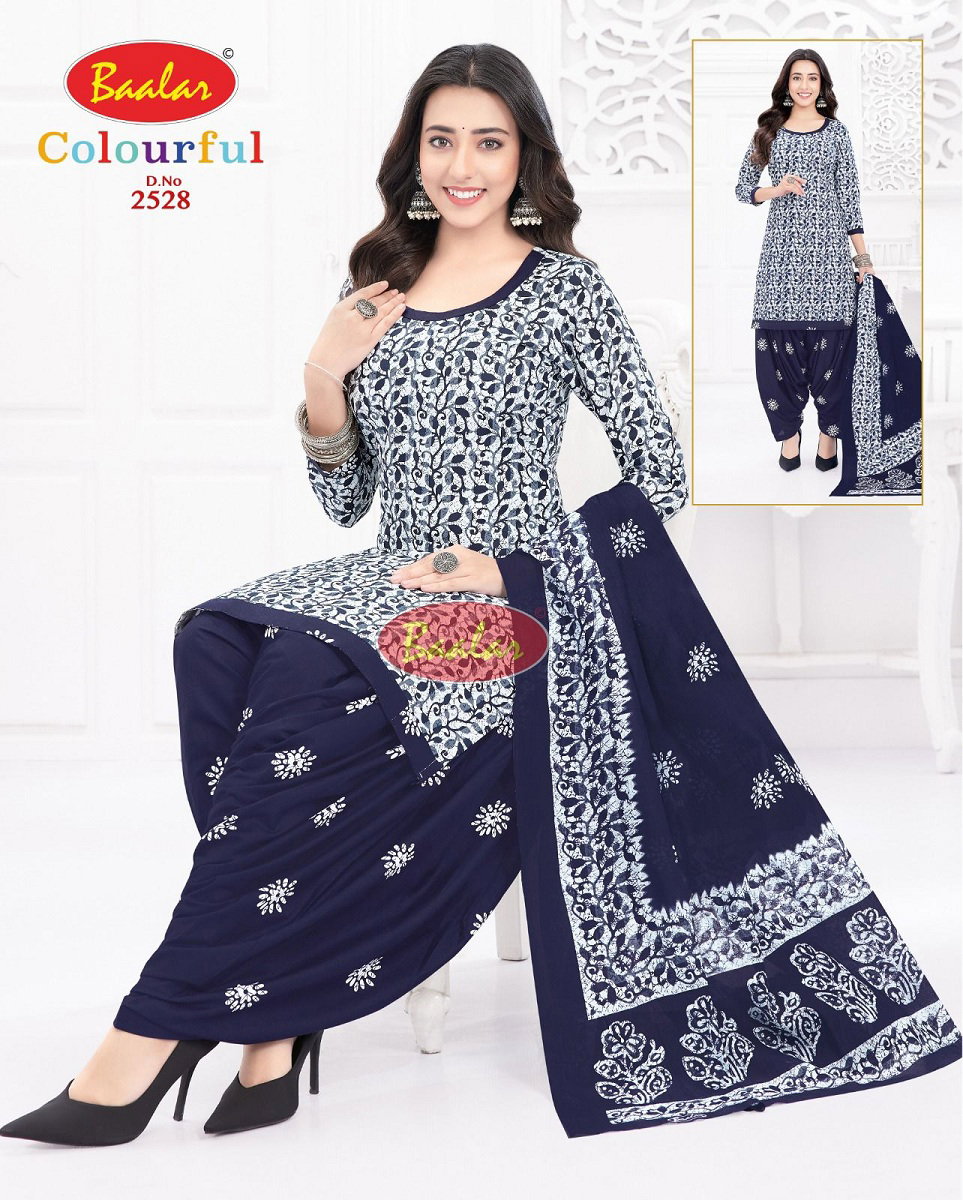 Baalar Colourful Vol 25 Cotton Printed Dress Material Collection