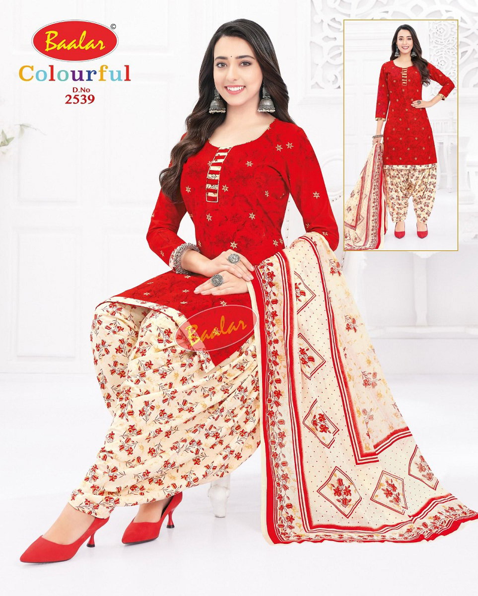 Baalar Colourful Vol 25 Cotton Printed Dress Material Collection