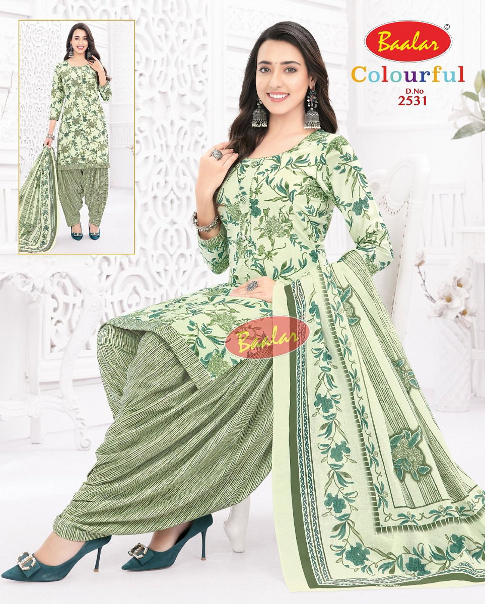 Baalar Colourful Vol 25 Cotton Printed Dress Material Collection