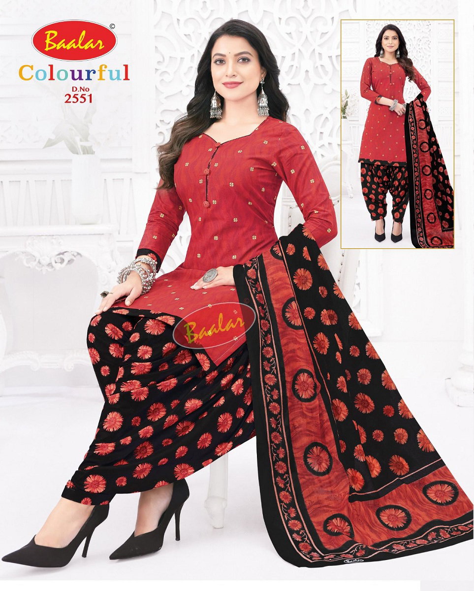 Baalar Colourful Vol 25 Cotton Printed Dress Material Collection