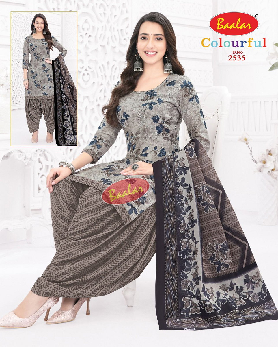 Baalar Colourful Vol 25 Cotton Printed Dress Material Collection