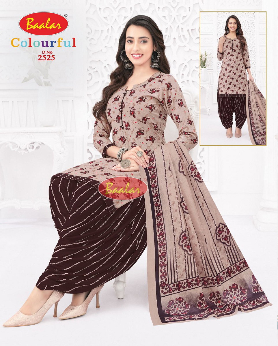 Baalar Colourful Vol 25 Cotton Printed Dress Material Collection