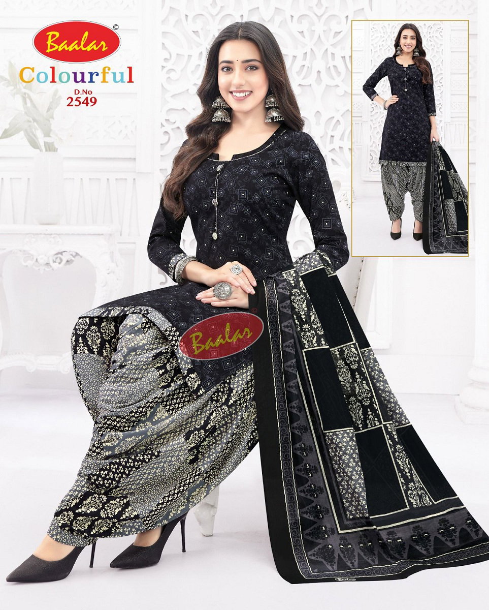 Baalar Colourful Vol 25 Cotton Printed Dress Material Collection