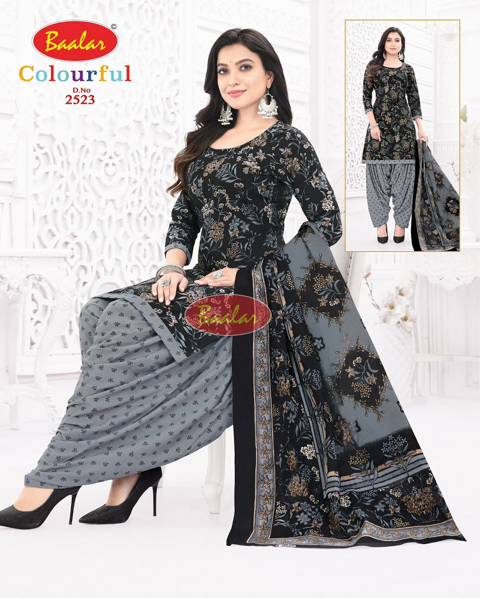 Baalar Colourful Vol 25 Cotton Printed Dress Material Collection