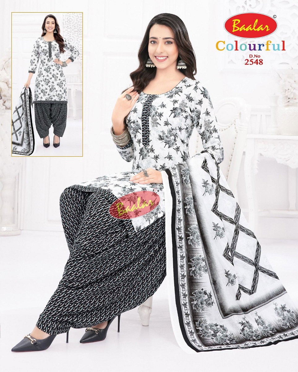 Baalar Colourful Vol 25 Cotton Printed Dress Material Collection