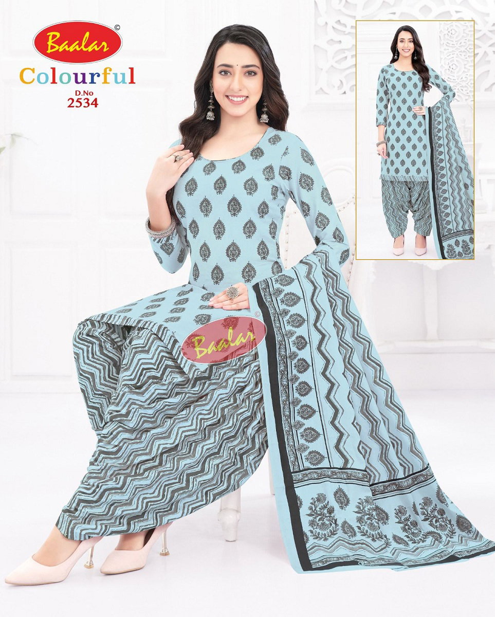 Baalar Colourful Vol 25 Cotton Printed Dress Material Collection