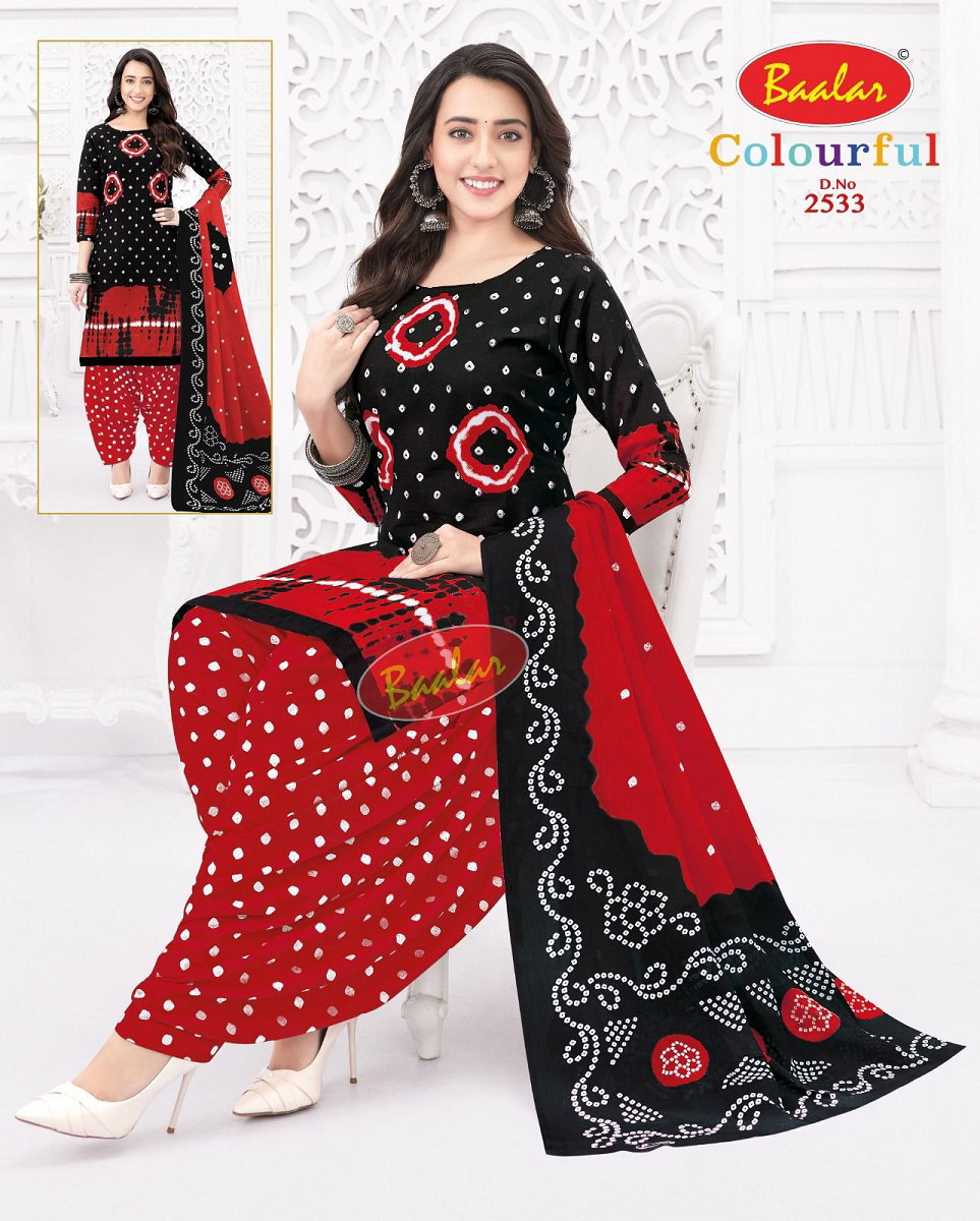 Baalar Colourful Vol 25 Cotton Printed Dress Material Collection