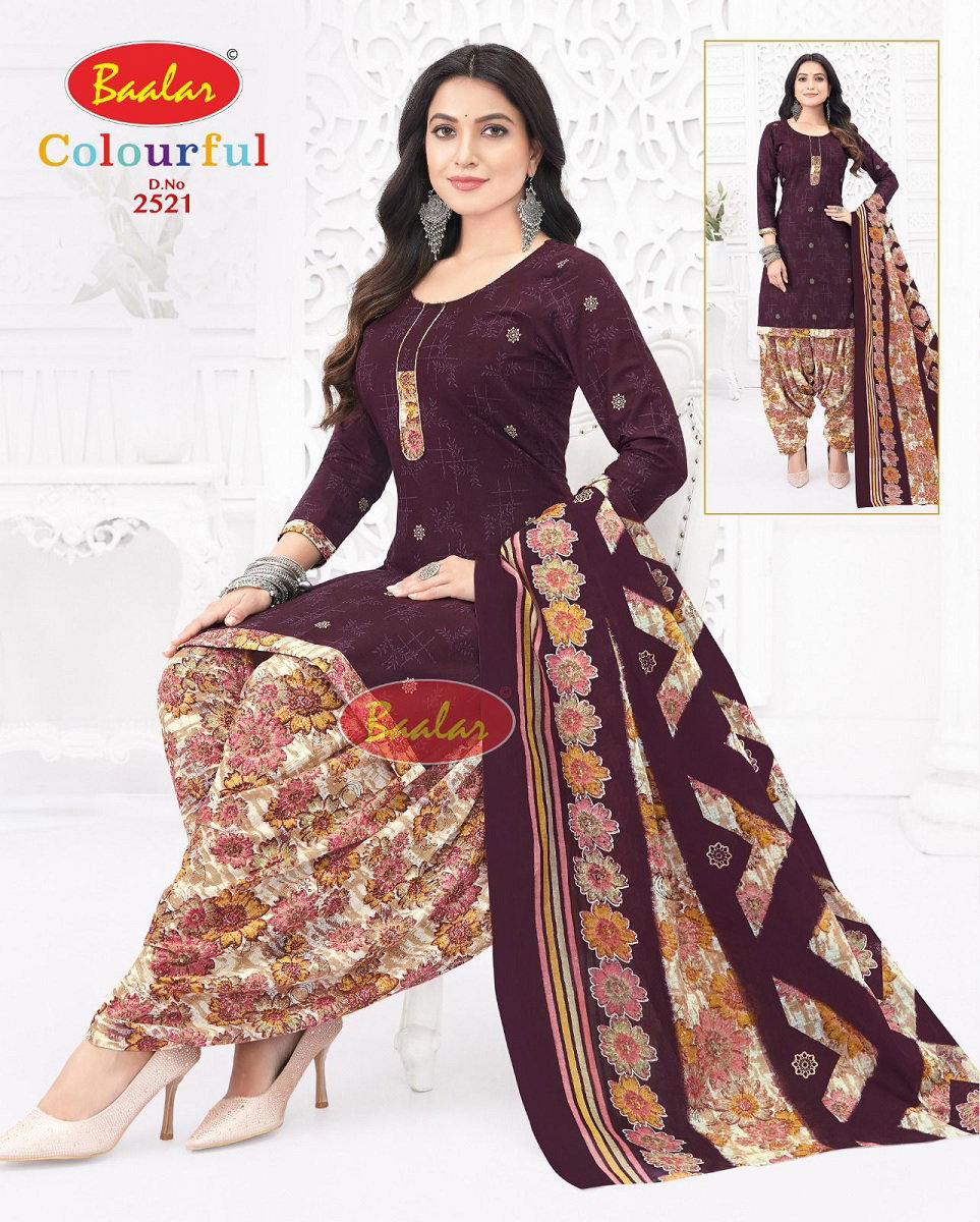 Baalar Colourful Vol 25 Cotton Printed Dress Material Collection