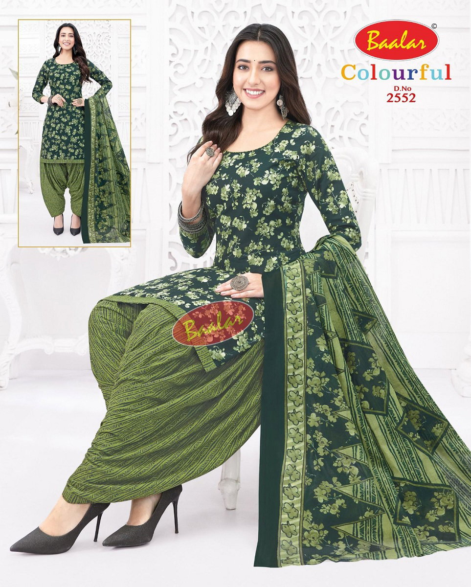 Baalar Colourful Vol 25 Cotton Printed Dress Material Collection