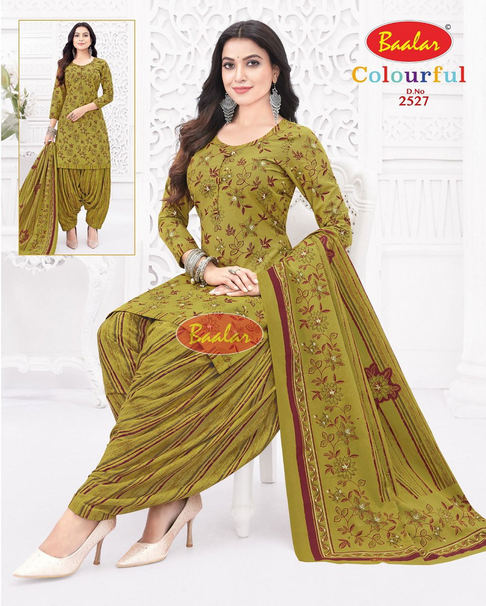 Baalar Colourful Vol 25 Cotton Printed Dress Material Collection