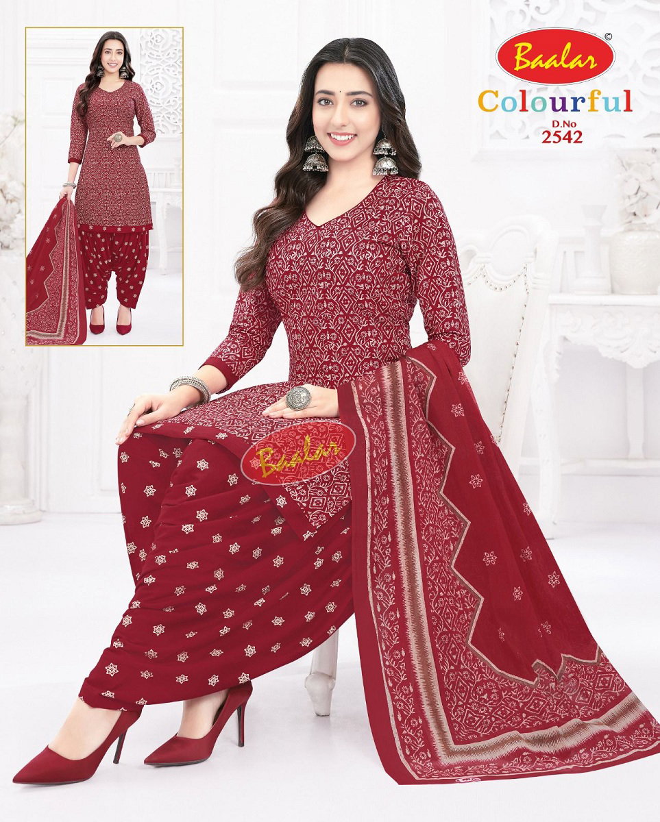 Baalar Colourful Vol 25 Cotton Printed Dress Material Collection