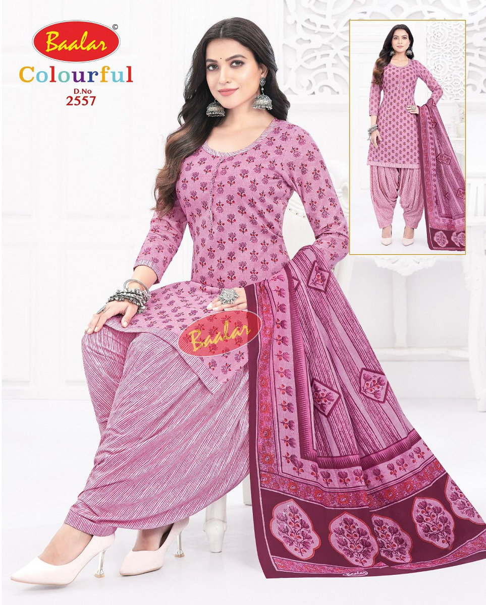 Baalar Colourful Vol 25 Cotton Printed Dress Material Collection