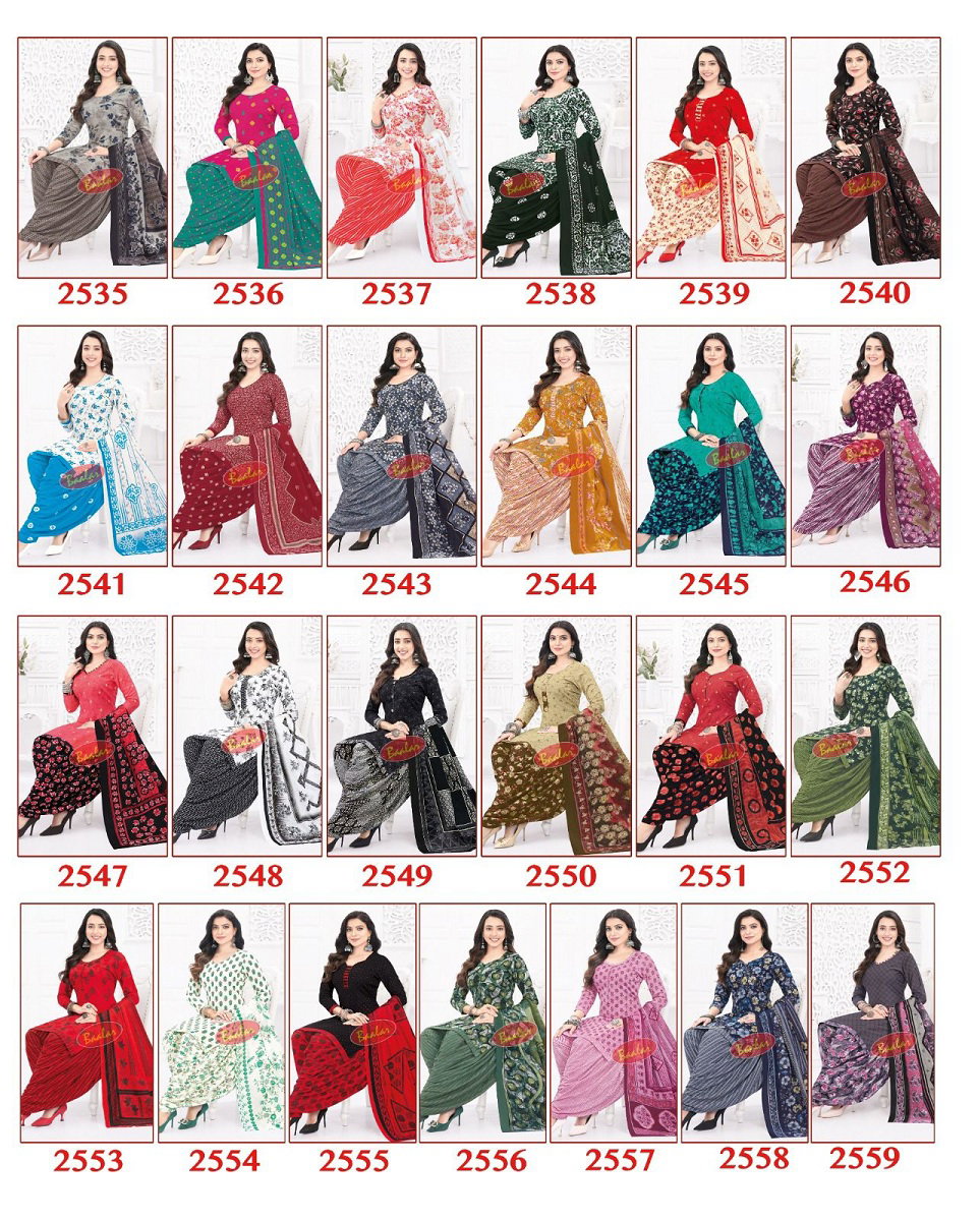 Baalar Colourful Vol 25 Cotton Printed Dress Material Collection