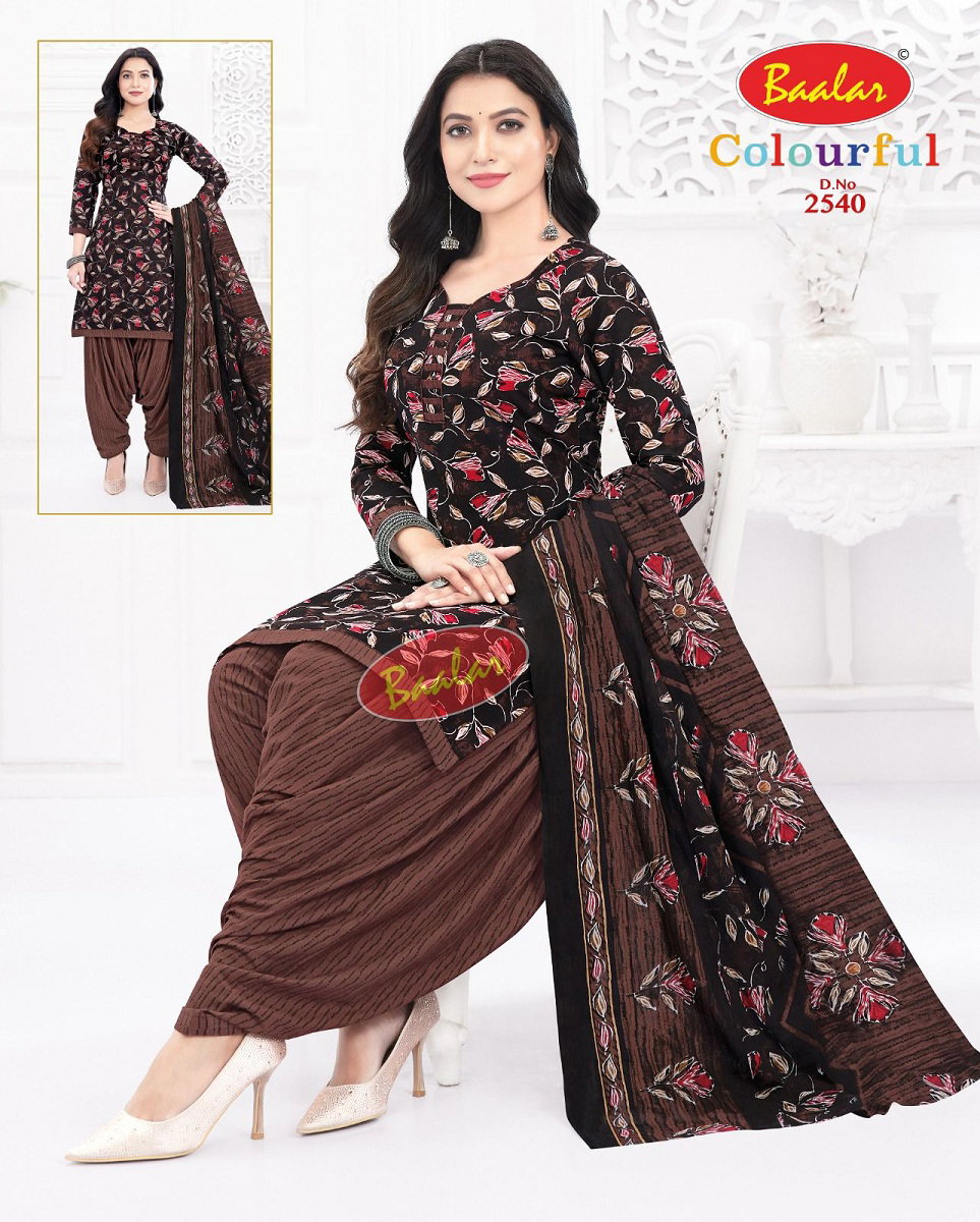 Baalar Colourful Vol 25 Cotton Printed Dress Material Collection