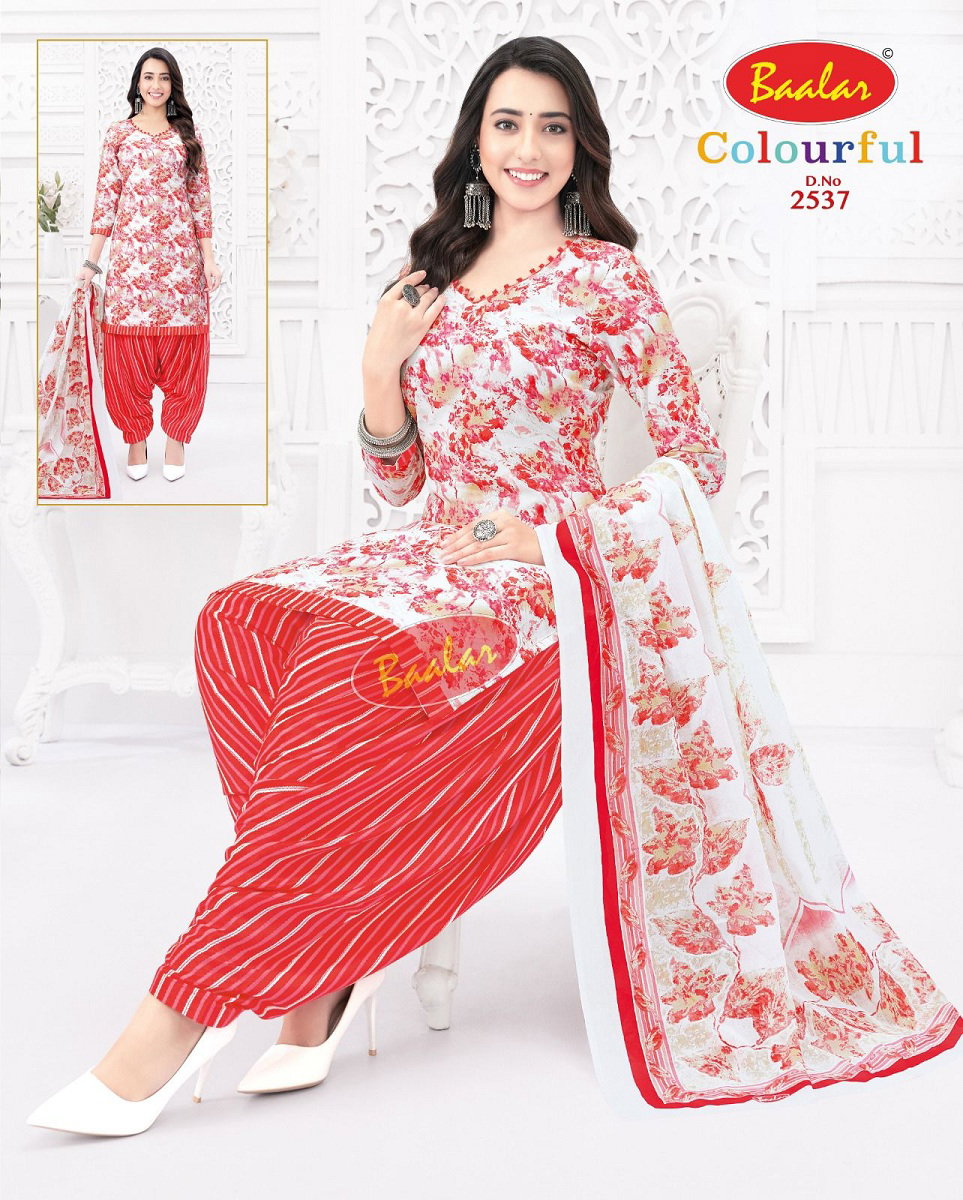 Baalar Colourful Vol 25 Cotton Printed Dress Material Collection